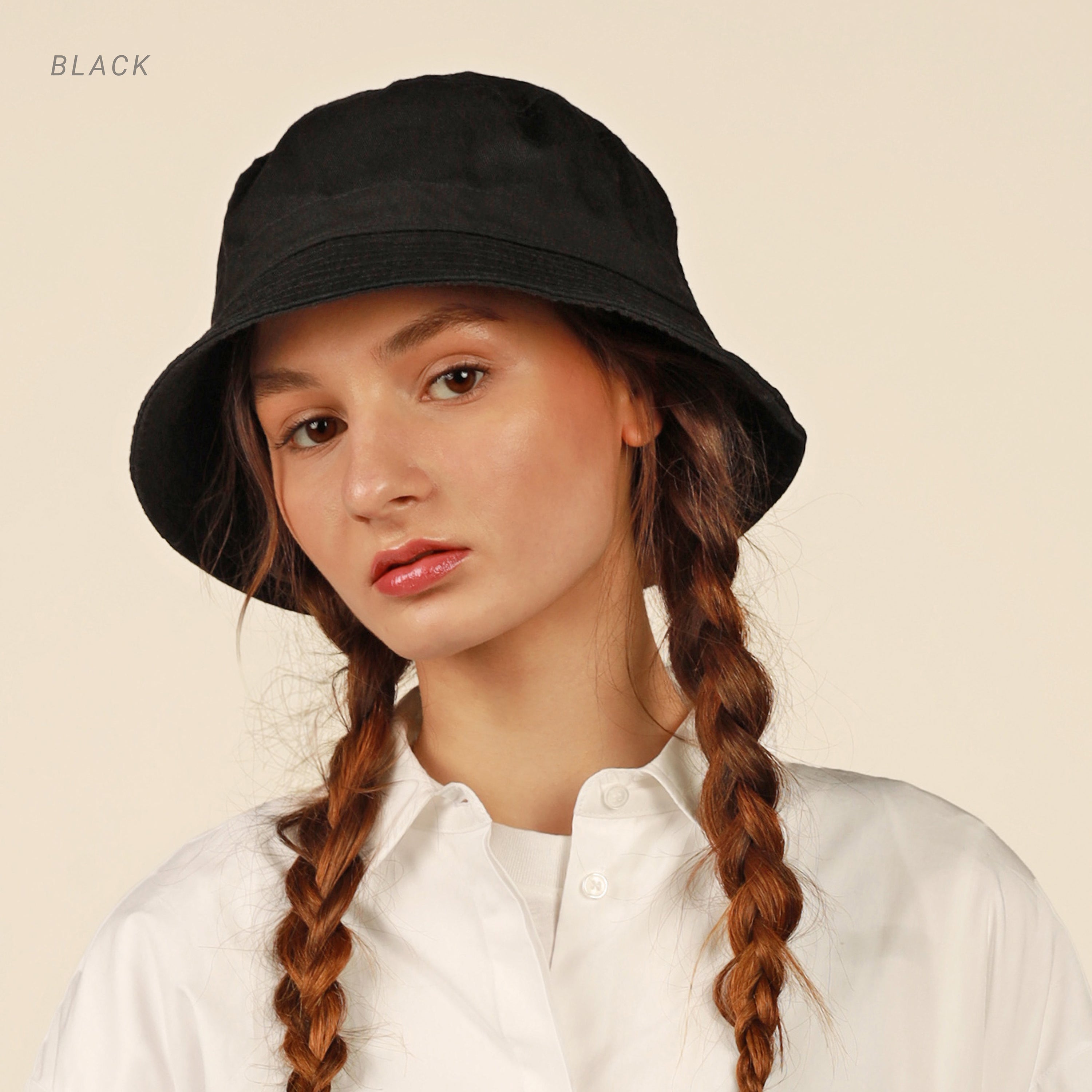 Classic Cotton Bucket Hat for Summer – Lightweight Cotton Sun Hat