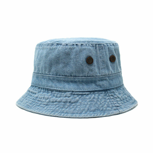 Classic Cotton Bucket Hat for Summer – Lightweight Cotton Sun Hat