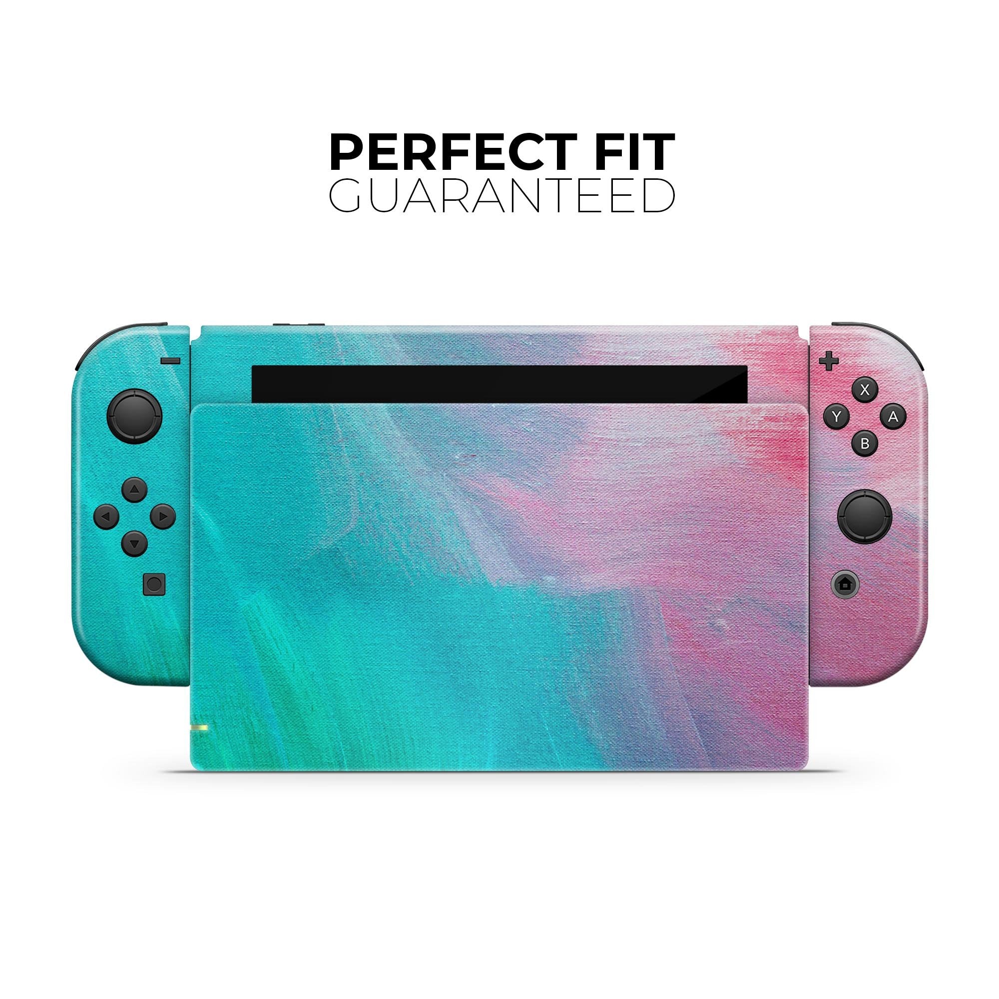 Pastel Marble Surface - Vinyl Skin Wrap for Nintendo Switch 2, OLED,