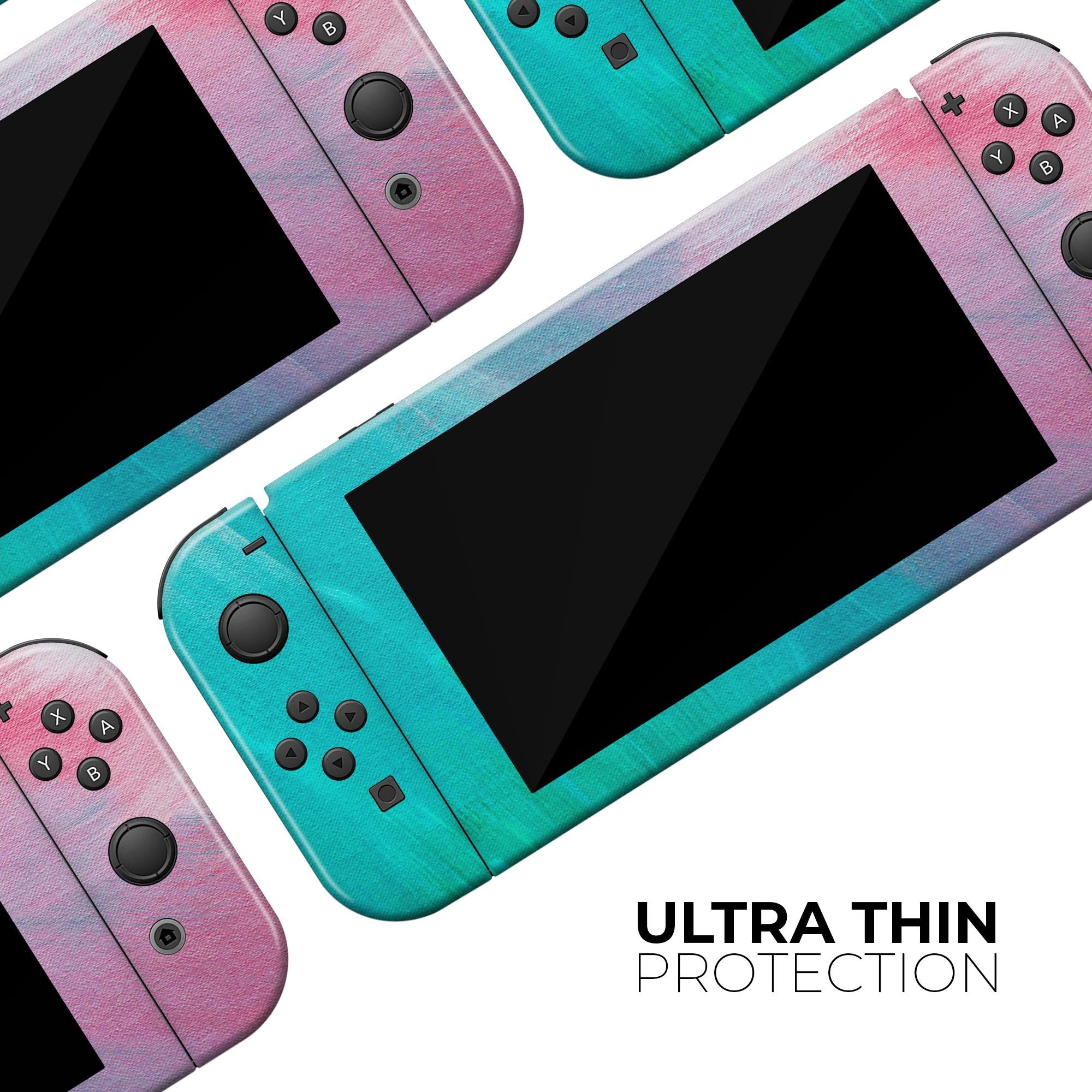 Pastel Marble Surface - Vinyl Skin Wrap for Nintendo Switch 2, OLED,