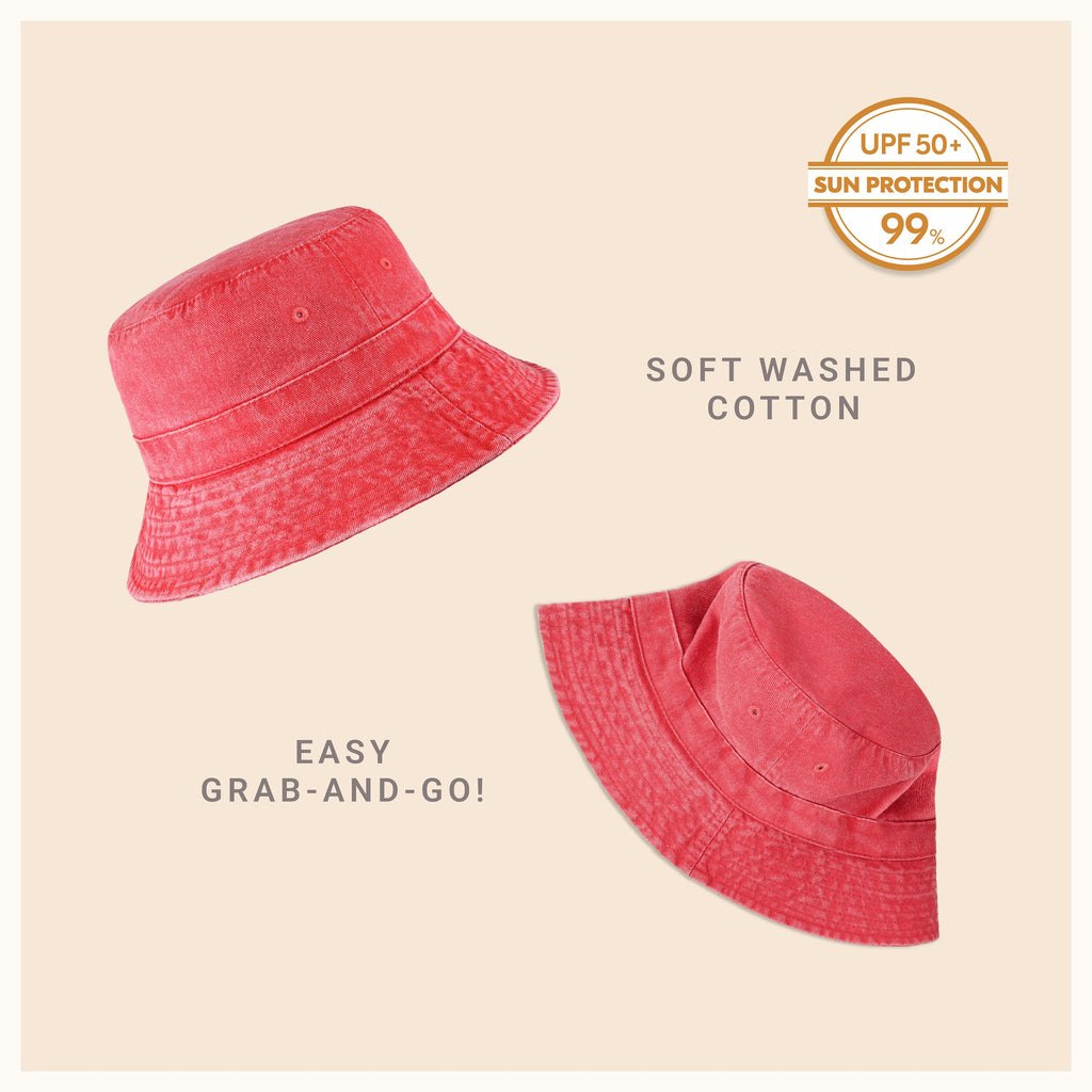 Classic Cotton Bucket Hat for Summer – Lightweight Cotton Sun Hat