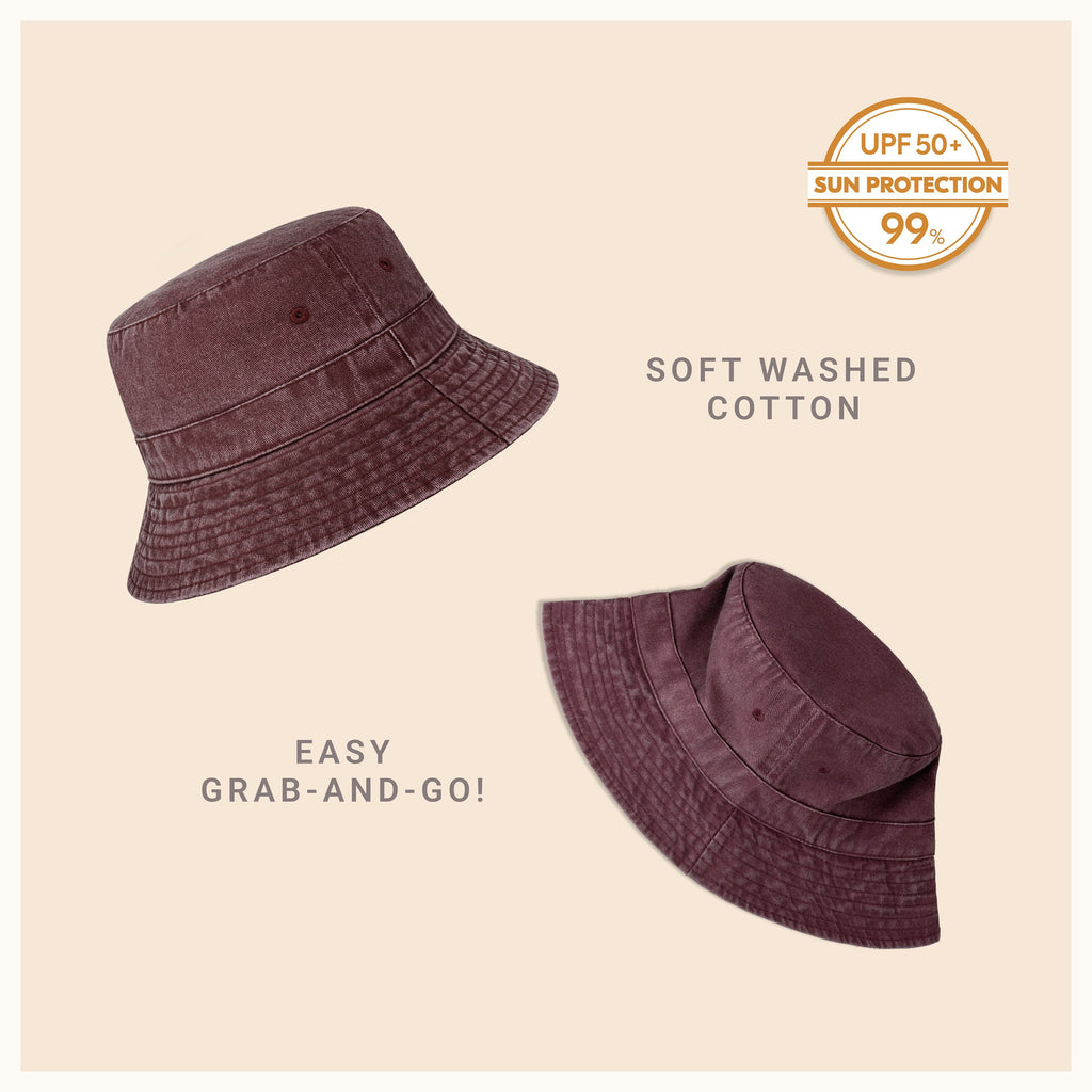 Classic Cotton Bucket Hat for Summer – Lightweight Cotton Sun Hat