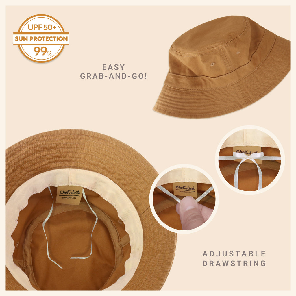 Classic Cotton Bucket Hat for Summer – Lightweight Cotton Sun Hat