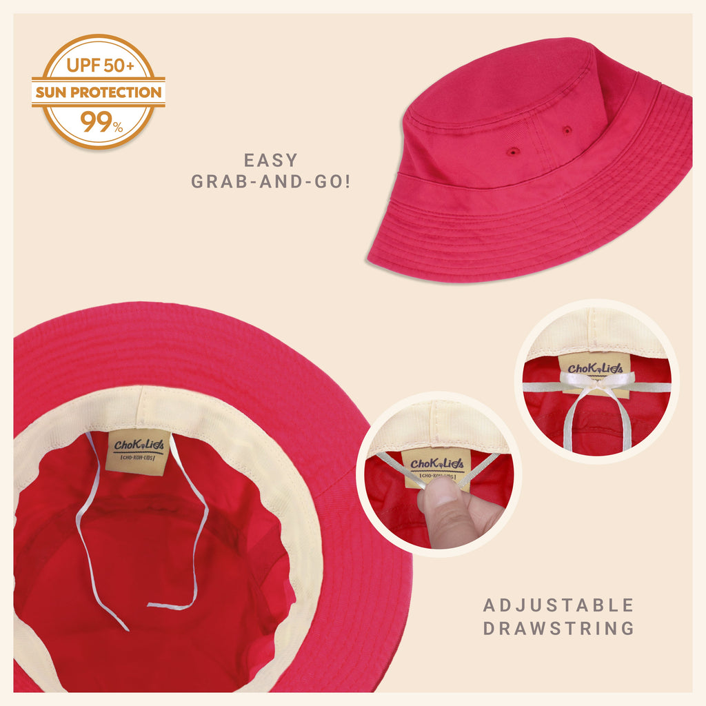 Classic Cotton Bucket Hat for Summer – Lightweight Cotton Sun Hat