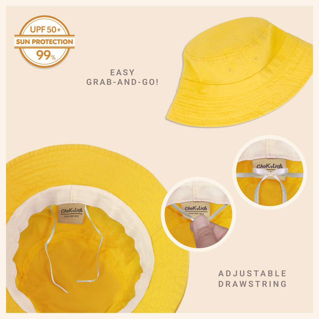 Classic Cotton Bucket Hat for Summer – Lightweight Cotton Sun Hat