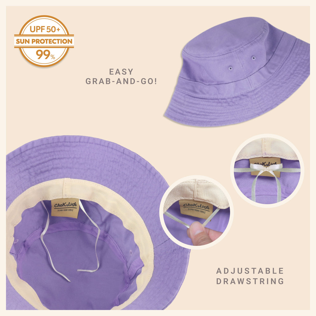 Classic Cotton Bucket Hat for Summer – Lightweight Cotton Sun Hat