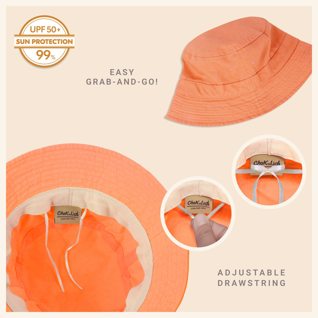 Classic Cotton Bucket Hat for Summer – Lightweight Cotton Sun Hat