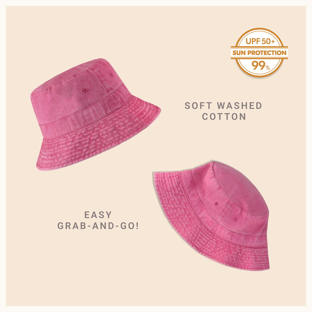 Classic Cotton Bucket Hat for Summer – Lightweight Cotton Sun Hat