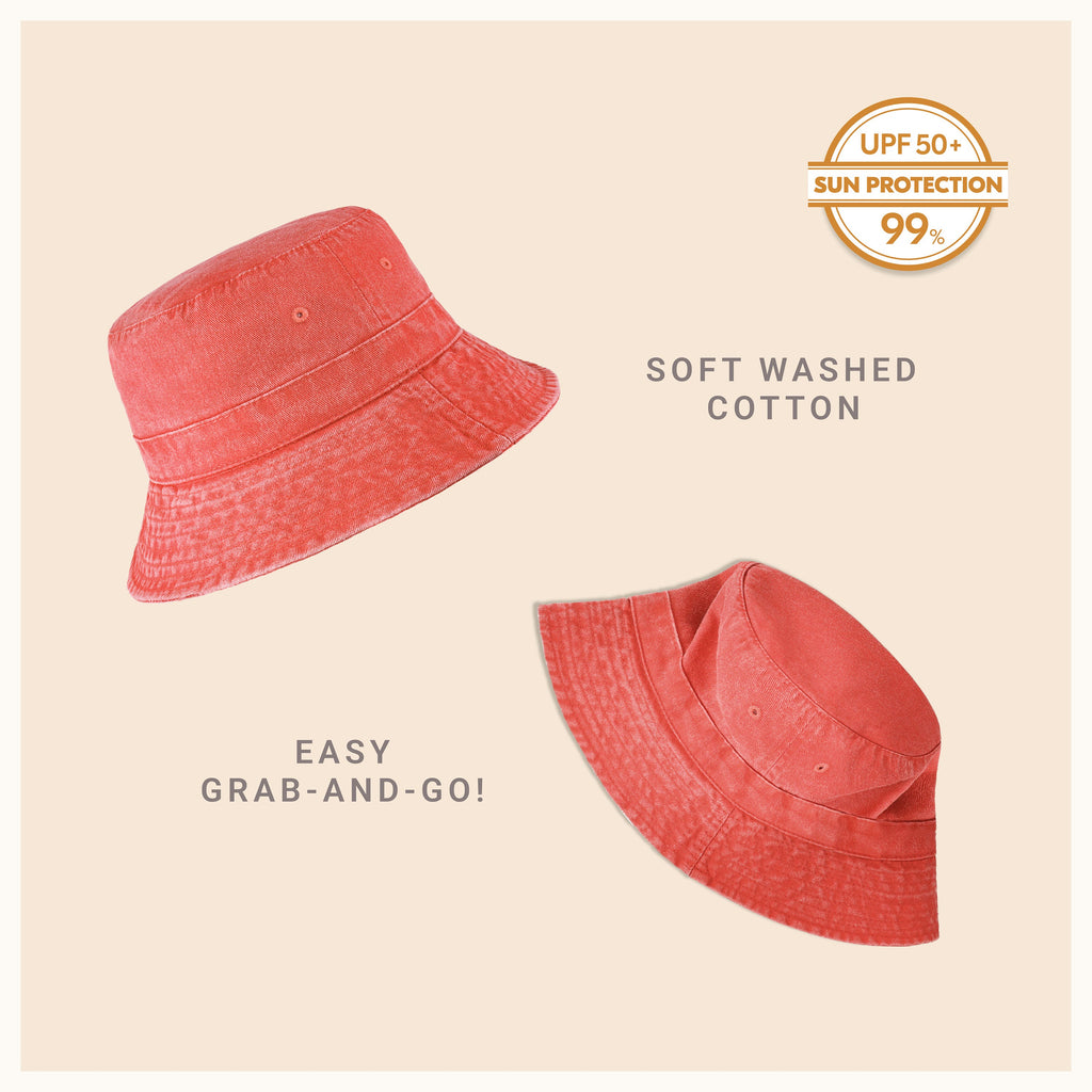 Classic Cotton Bucket Hat for Summer – Lightweight Cotton Sun Hat