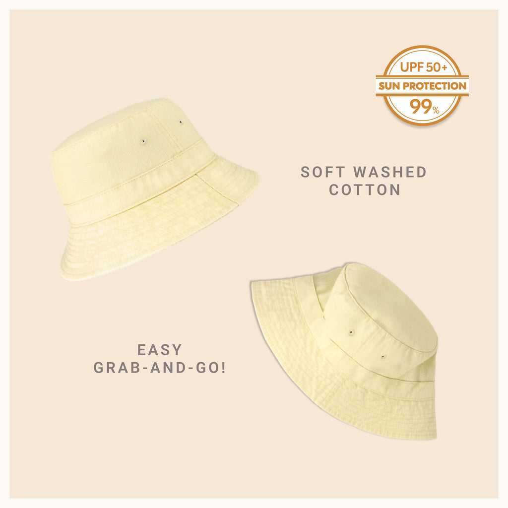 Classic Cotton Bucket Hat for Summer – Lightweight Cotton Sun Hat