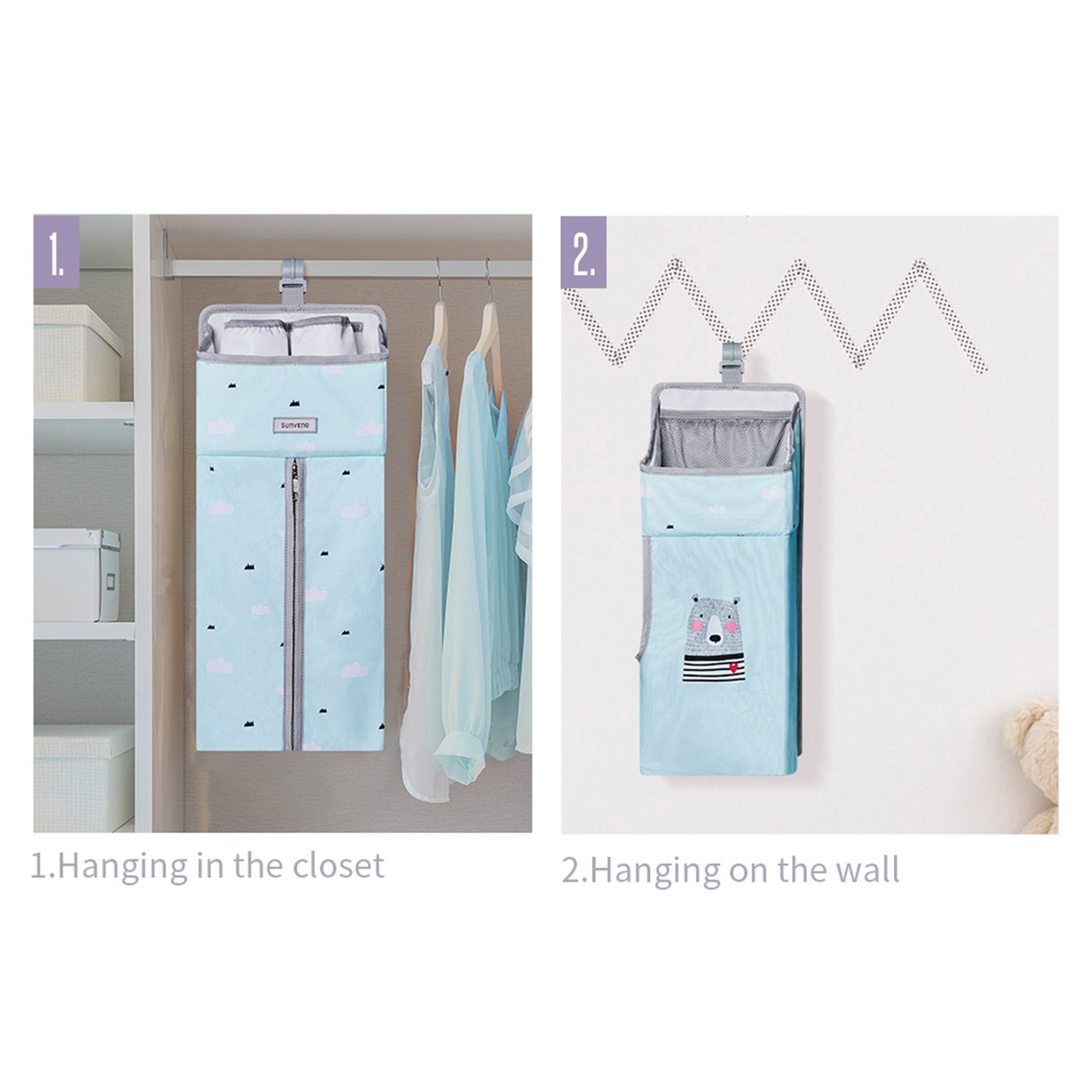 Baby Crib Organizer Nursery Decor